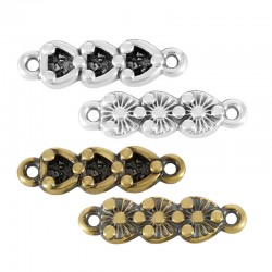 Conector de Metal Zamak 3 Corazones 6x16mm
