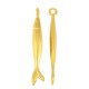 Zamak Pendant Fish 6x37mm