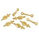 Zamak Connector Fish 5x10mm