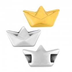 Curseur Bateau en Zamak 14 x 8 mm Ø 3.2 x 1.7 mm
