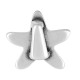 Slider en Zamak avec Étoile de mer 13 mm Ø5.2 x 2.2 mm