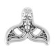 Zamak Pendant Whale Tail 28x24mm Ø2.1mm