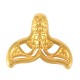 Zamak Pendant Whale Tail 28x24mm Ø2.1mm