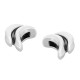 Curseur en Zamak Double lune 9 mm Ø5.2 x 2.2 mm
