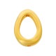 Perle Ovale en Zamak 12 x 16 mm Ø 1.7 mm