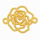 Zamak Connector Rose Flower 13mm