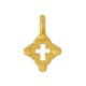 Zamak Charm Rhombus with Cross 8mm