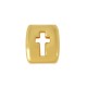 Zamak Slider Rectangular with Cross 7x9mm Ø5.2x2.2mm