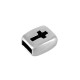 Zamak Slider Rectangular with Cross 7x9mm Ø5.2x2.2mm