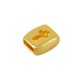Zamak Slider Rectangular with Cross 7x9mm Ø5.2x2.2mm
