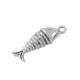 Pendentif Poisson en Zamak 12 x 30 mm