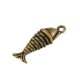Ciondolo in Zama Pesce 12x30mm
