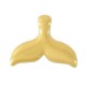 Zamak Bead Whale Tail 18x14mm Ø2.2mm
