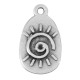 Ciondolo in Zama Irregolare con Sole 10x15mm