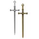 Zamak Pendant Sword 22x79mm