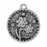 999° Silver Antique Plated/ 5µm