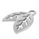 Colgante de Metal Zamak Hojas 13x16mm