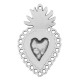 Ciondolo in Zama Cuore Sacro 24x40mm