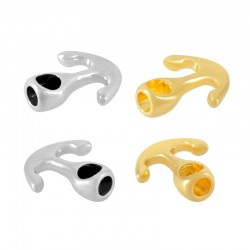 Fermoir en Zamak en Forme D'Ancre 14 x 17 mm Ø 3.2 mm