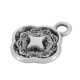 Zamak Charm Flower with Star 11mm