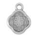 Zamak Charm Flower with Star 11mm