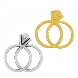 Conector de Metal Zamak con Anillas 25mm