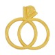 Conector de Metal Zamak con Anillas 25mm