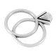 Conector de Metal Zamak con Anillas 25mm
