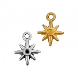 Breloque Étoile en Zamak 9 mm