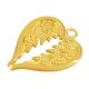 Pendentif cœur et Ailes D'Ange en Zamak 24 x 26 mm