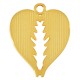 Pendentif cœur et Ailes D'Ange en Zamak 24 x 26 mm