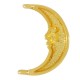 Pendentif en Zamak avec Support pour Perle en Forme de lune 16 x 24 mm