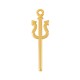 Pendentif en Zamak Trident 7 x 28 mm