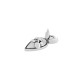 Breloque en Zamak Carotte avec Lapin 7 x 17 mm