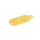 Charm Zamak Étiquette « LUCK » avec Lapin 9 x 20 mm