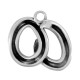 Zamak Charm Rings Chain 20x17mm
