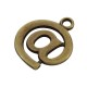 Colgante de Metal Zamak Símbolo ''Arroba'' 24mm