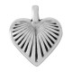 Zamak Charm Heart 19x18mm
