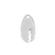 Zamak Charm Crab Claw 16x29mm Ø2.2mm