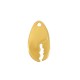 Zamak Charm Crab Claw 16x29mm Ø2.2mm
