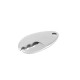 Breloque en Zamak en Forme de Pince de Crabe 16 x 29 mm Ø 2.2 mm