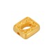 Perla Quadrata in Zamak con Occhio Malvagio 10 mm Ø1.5 mm