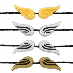 Zamak Bead Angel Wing 11x7mm Ø1.7mm