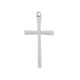 Pendentif Croix en Zamak 25 x 40 mm