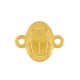 Zamak Connector Oval with Beetle 8x11mm