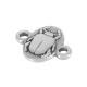 Connettore Ovale in Zama con Coleottero 8X11 mm