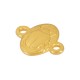 Connettore Ovale in Zama con Coleottero 8X11 mm