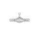 Zamak Charm Bar with Evil Eye 9x15mm