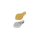 Zamak Charm Geometric Rhombus 8mm