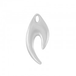 Pendentif Géométrique en Zamak avec dent Irrégulière 15 x 33 mm